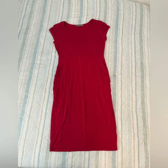 maternity dress red Size M - Picture 1 of 11